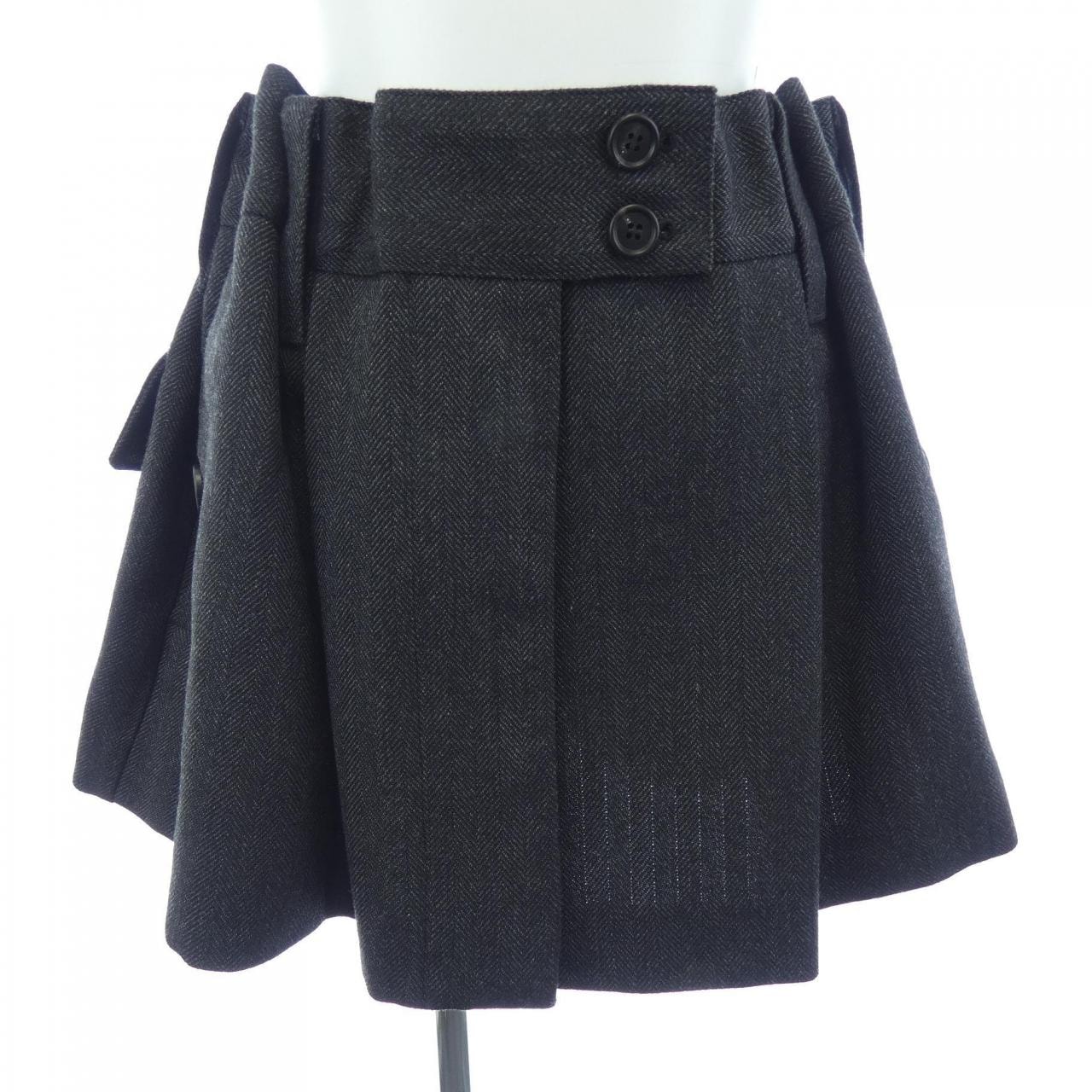 プラダ PRADA シェブロンウールミニスカート P132ZG SOOO 17YU スカート