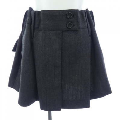 プラダ PRADA シェブロンウールミニスカート P132ZG SOOO 17YU スカート