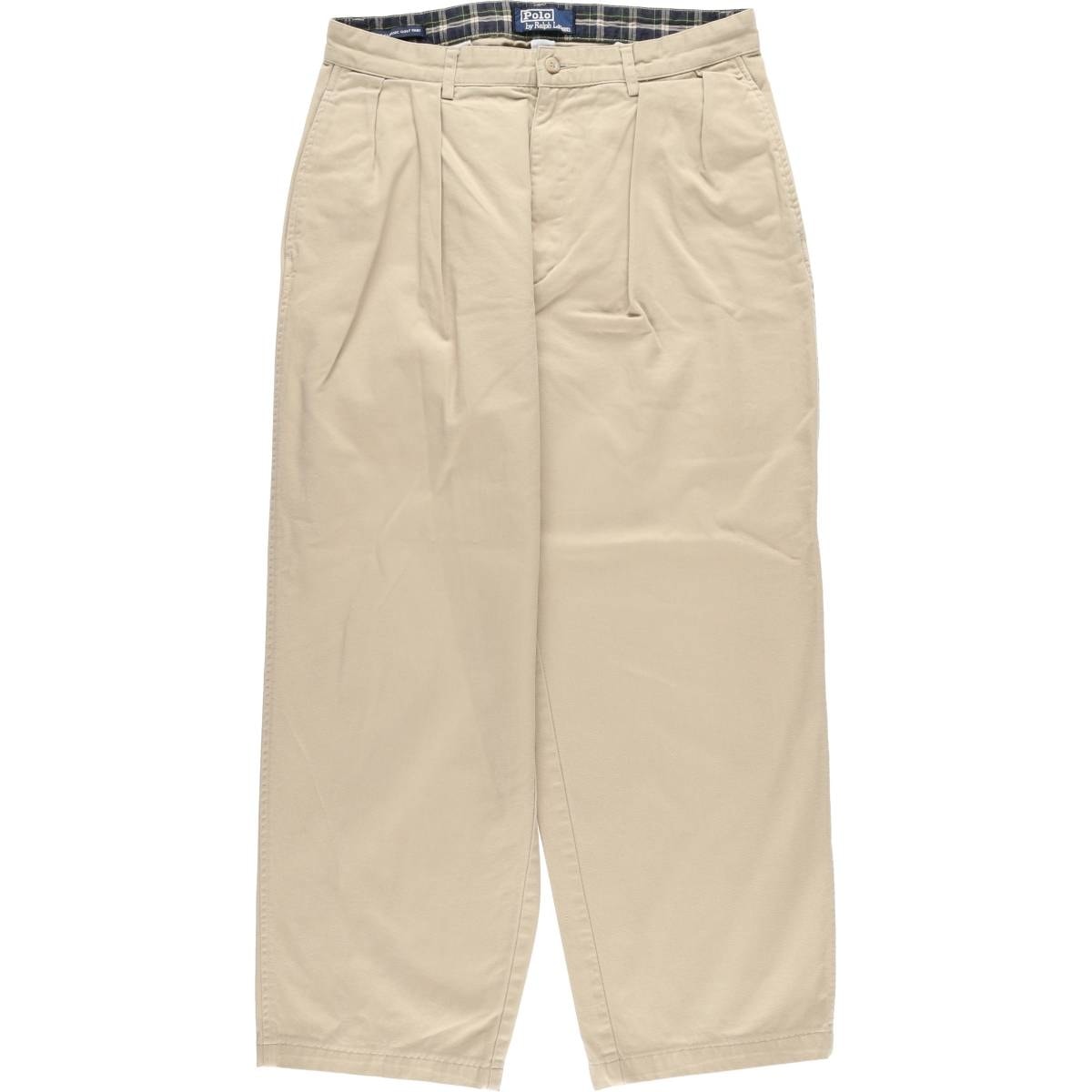 古着 ラルフローレン Ralph Lauren POLO by Ralph Lauren ツータック チノパンツ メンズw31相当/eaa537473