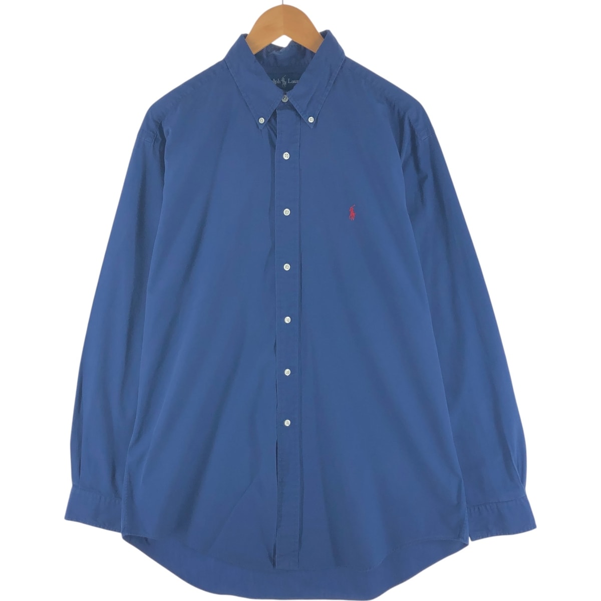 古着 ラルフローレン Ralph Lauren CLASSIC FIT クラシックフィット 長袖 ボタンダウンシャツ メンズL相当/eaa526262