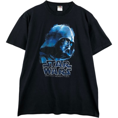 古着 フルーツオブザルーム FRUIT OF THE LOOM HEAVY COTON STAR WARS スターウォーズ ダースベイダー 映画 ムービーTシャツ メンズXL相当/eaa649629