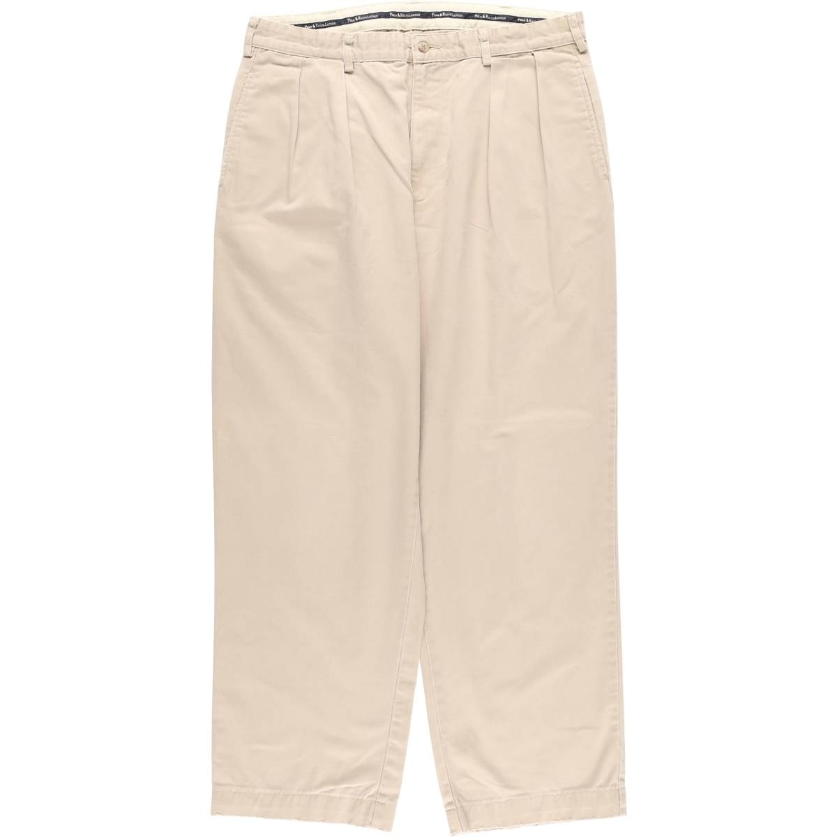 古着 ラルフローレン Ralph Lauren Polo Ralph Lauren ツータック チノパンツ USA製 メンズw36相当/eaa477335