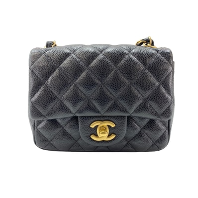 シャネル CHANEL キャビアスキン ミニマトラッセ ショルダーバッグ【中古】
