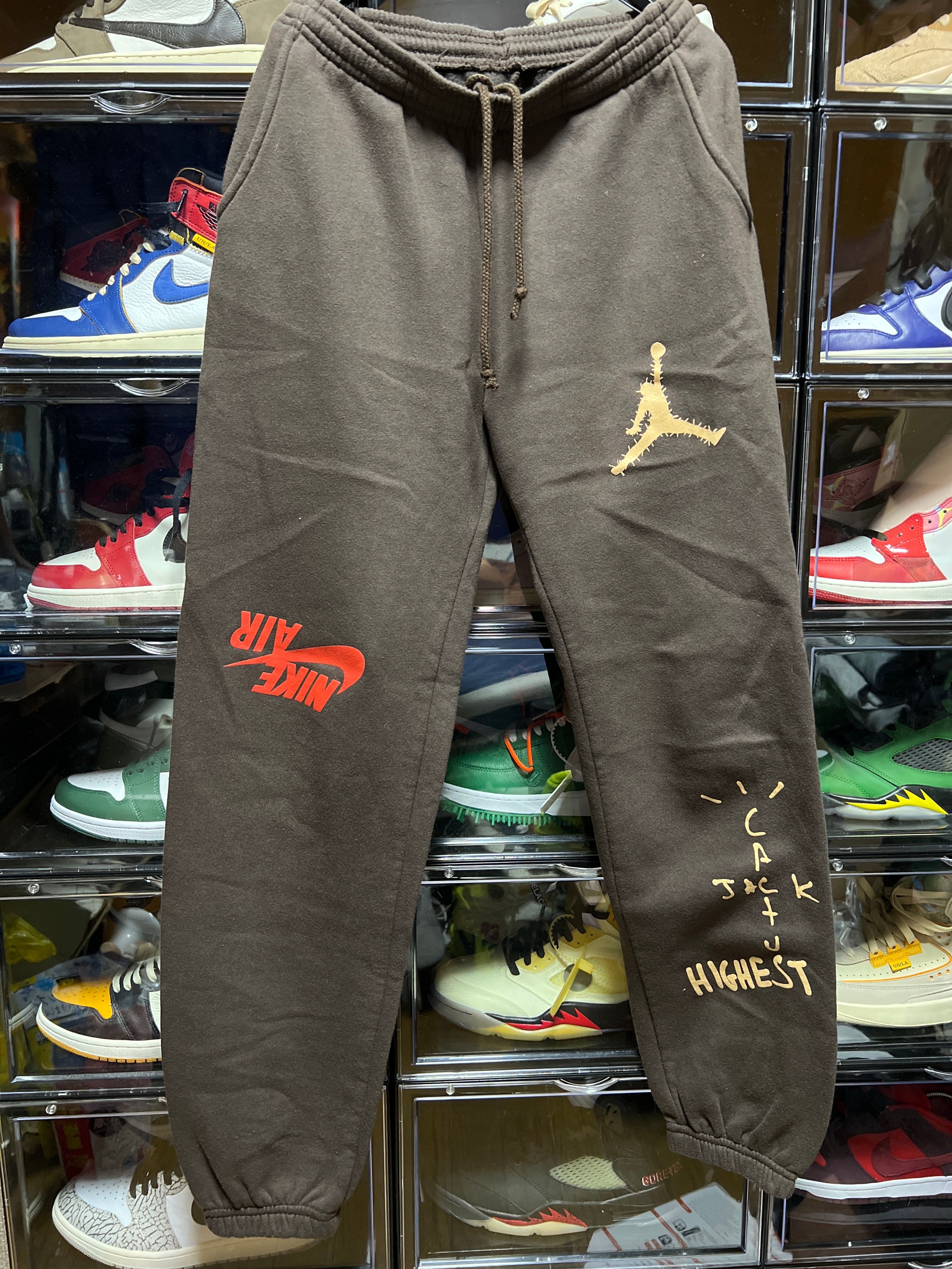 Air Jordan x Travis Cactus Jack Highest Sweatpant "Brown"