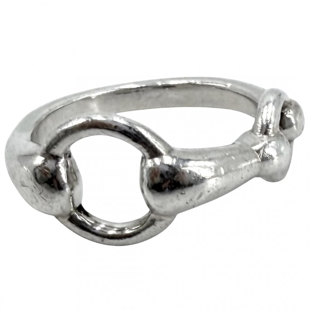 HERMES エルメス 指輪 ホースビット リング アクセサリー ジュエリー 小物 51サイズ シルバー925    約10号 シルバー ユニセックス 約4.2g【中古品】