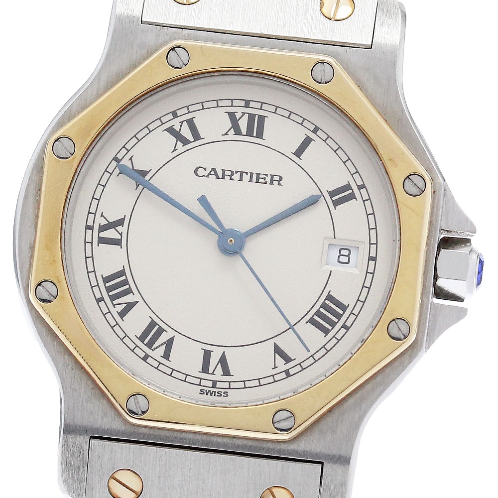 カルティエ サントスオクタゴン LM W2001583 メンズ 【中古】