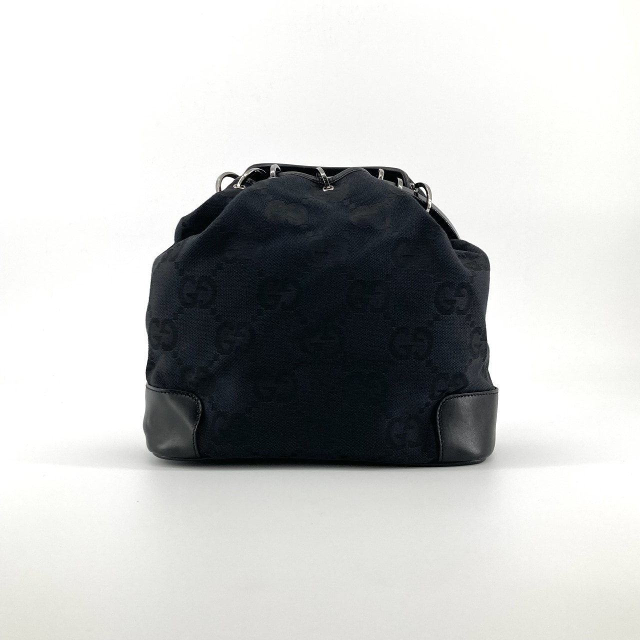 GUCCI(グッチ) GGキャンバス 90644 ハンドバッグ ブラック