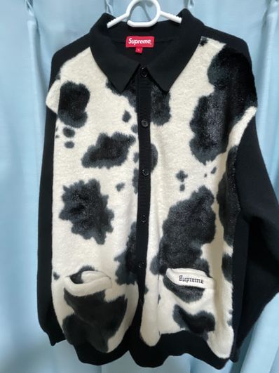 Supreme Cow Print Cardigan "Black"