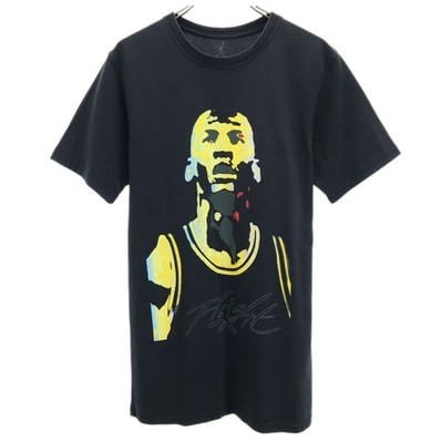 NIKE ナイキ ジョーダン プリント 半袖 Tシャツ S 黒