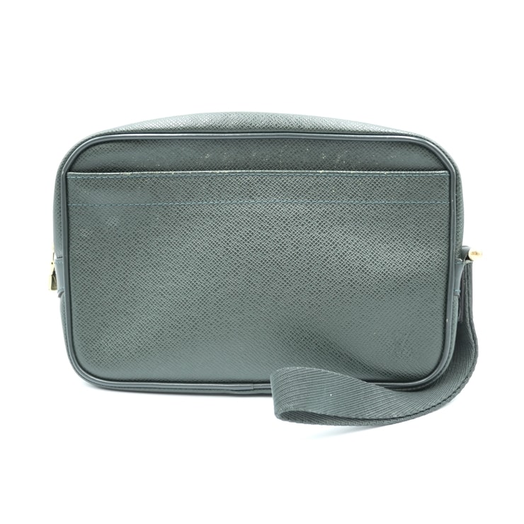 LOUIS VUITTON(ルイ・ヴィトン)カルガ タイガ ヴィンテージ セカンドバッグ クラッチバッグ エピセア グリーン レザー ゴールド金具 M30814【中古】
