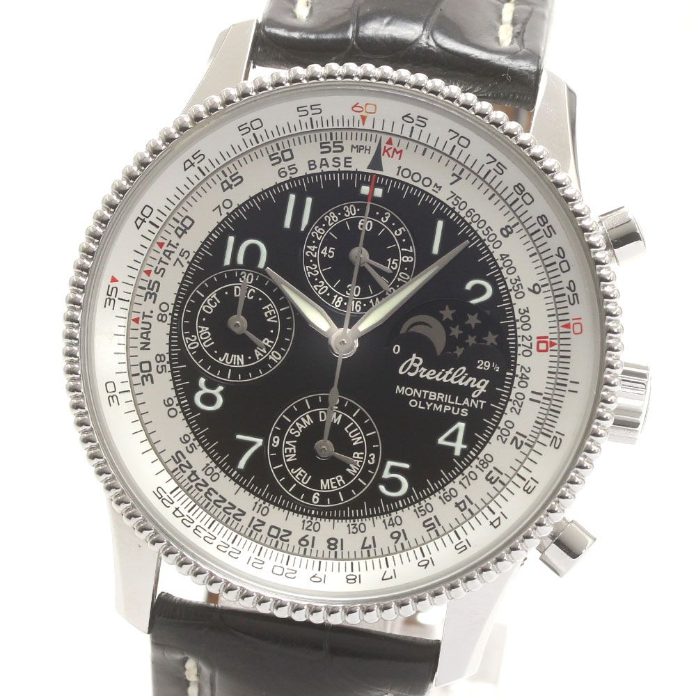 ブライトリング ナビタイマーモンブリラン オリンパス メンズ 【中古】