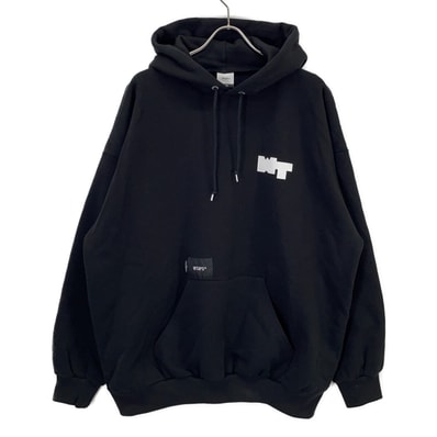 ダブルタップス ブラック PAVILION HOODY プルオーバースウェット 04