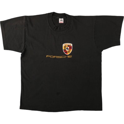 古着 80~90年代 フルーツオブザルーム FRUIT OF THE LOOM PORSCHE ポルシェ アドバタイジングTシャツ USA製 メンズXL相当 ヴィンテージ/eaa666867