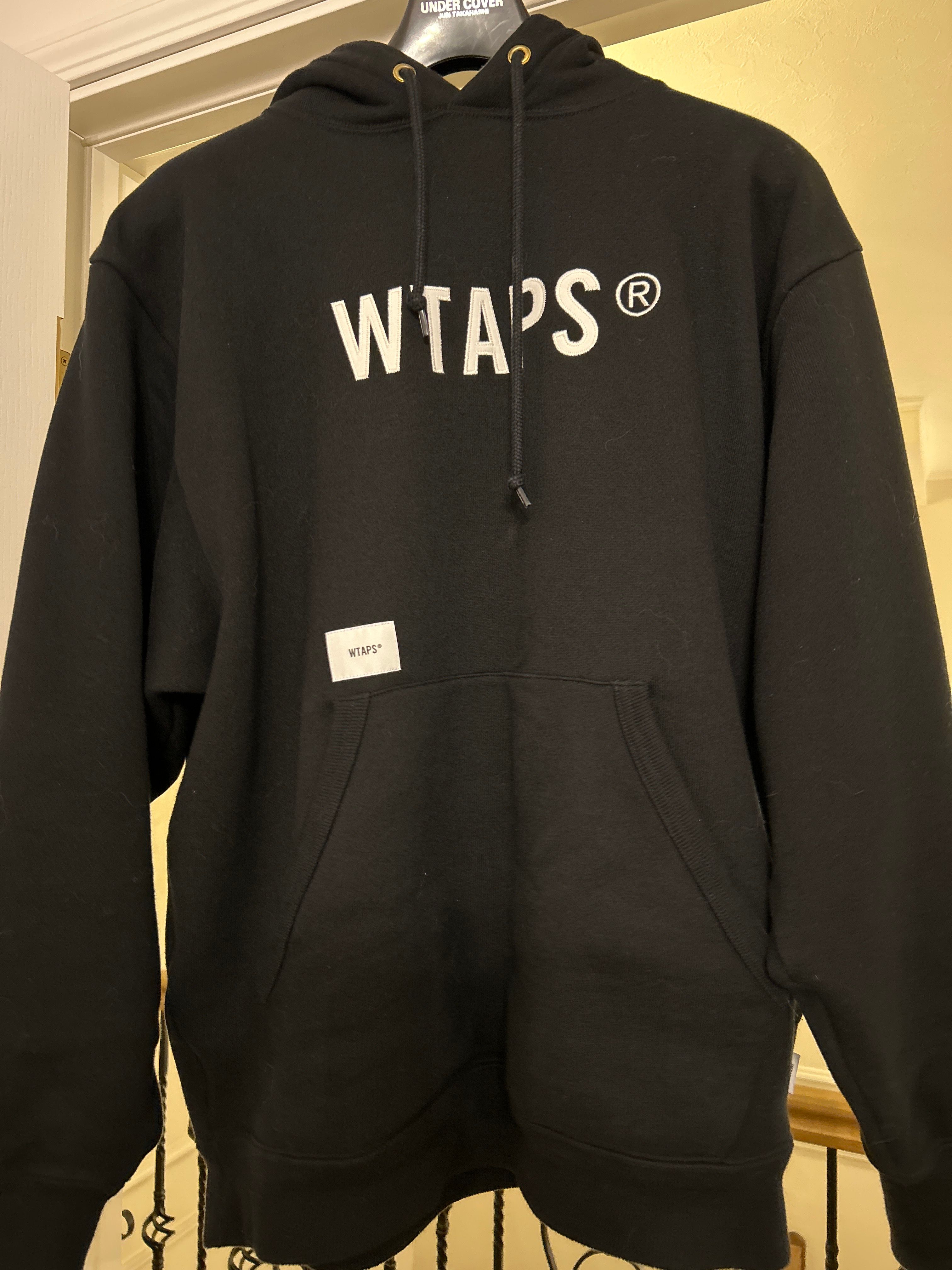 Wtaps Sign / Hoody / Cotton. TSSC "Black"