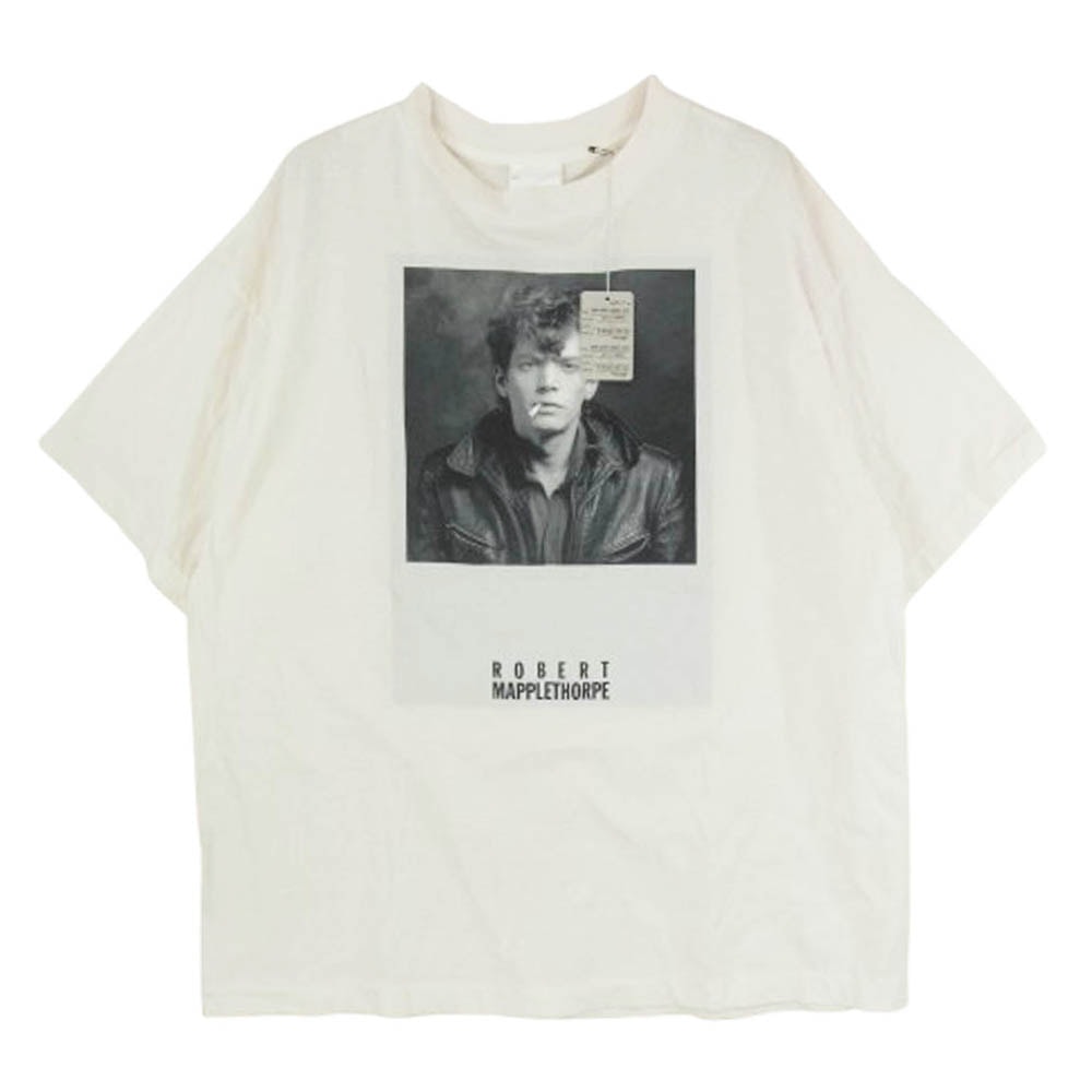 SAINT MICHAEL セントマイケル Tシャツ 25SS SM-HR8-0000-C16 Robert Mapplethorpe MT SS TEE PORTRAIT ロバートメイプルソープ フォトプリント 半袖 Tシャツ 【極上美品】【中古】