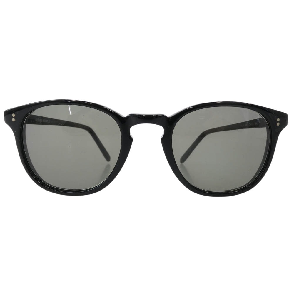 OLIVER PEOPLES オリバーピープルズ サングラス Dany ウェリントン サングラス 眼鏡 ブラック系 フレーム:ブラック系  47□21-145【中古】