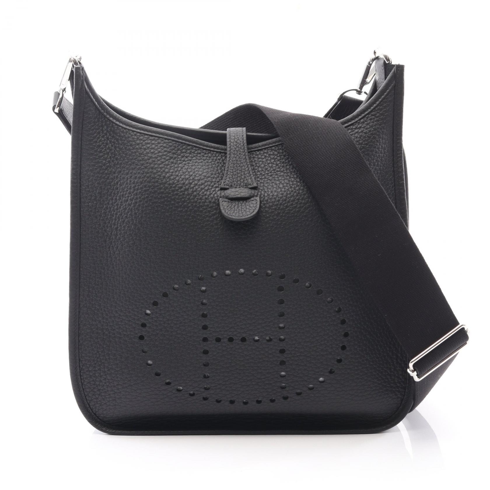 エルメス HERMES エヴリン 3 トロワ PM ショルダーバッグ バッグ トリヨンクレマンス トリヨンクレマンス K刻印(2025年製造) レディース ブラック系 【中古】