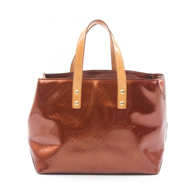 ルイ・ヴィトン LOUIS VUITTON リードPM ハンドバッグ バッグ レザー ヴェルニ ブロンズ レディース ブラウン系 M91146 【中古】