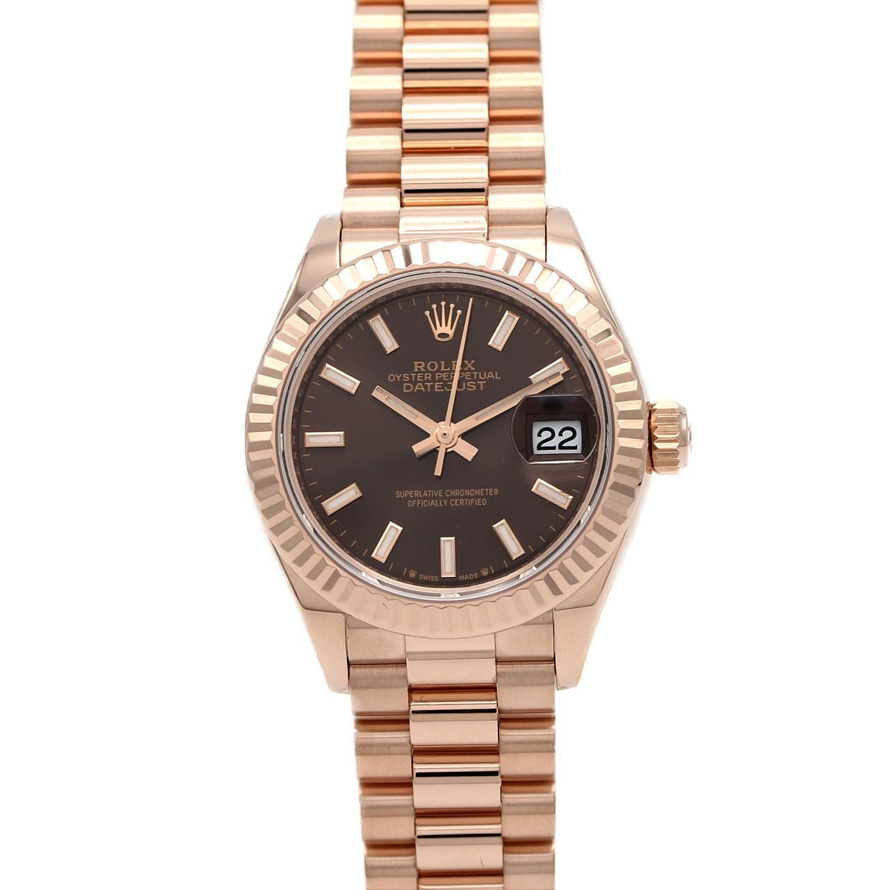 ロレックス ROLEX デイトジャスト 10Pダイヤ Z番 シャンパン コンピュータ 新ダイヤ 腕時計 時計 K18（イエローゴールド） ステンレススチール ダイヤモンド レディース ゴールド系 シャンパン/コンピュータ/新ダイヤ 179173G 【中古】 ロレックス デイトジャスト レディース ステンレススティール&イエロー