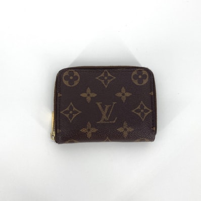 LOUIS VUITTON(ルイ・ヴィトン) ジッピー モノグラム キャンバス ラウンドファスナー コインケース ブラウン