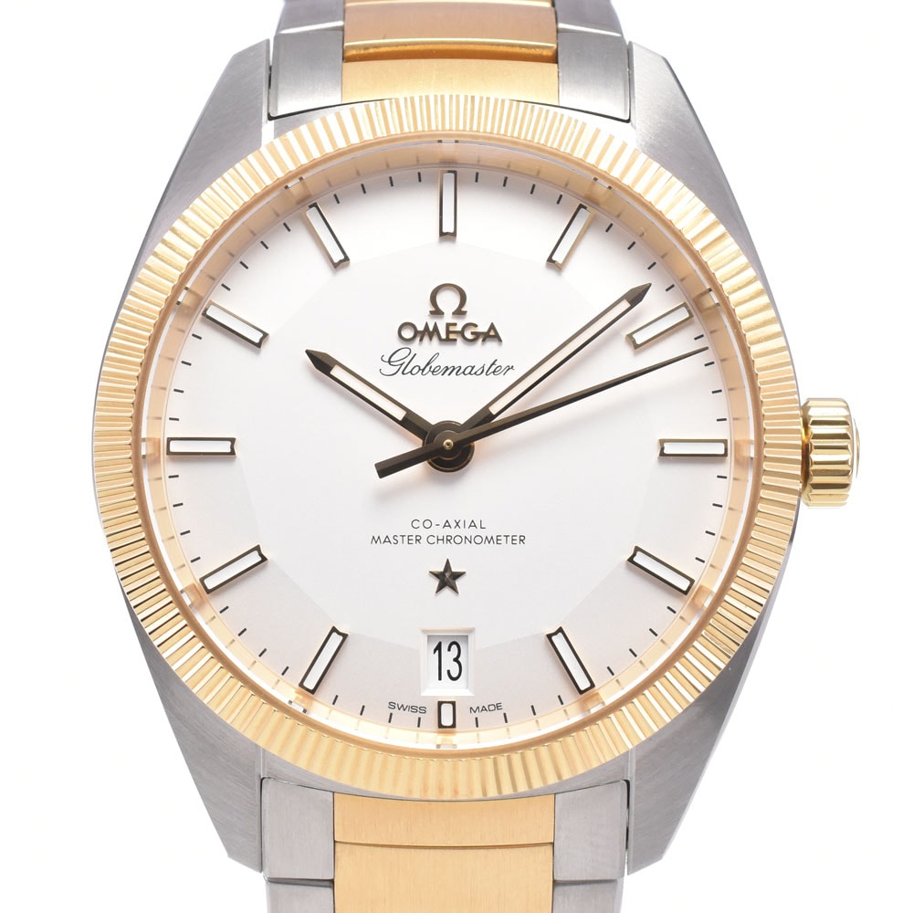 オメガ OMEGA 130.20.39.21.02.001 コンステレーション グローブマスター デイト 自動巻き メンズ 美品 箱・保証書付き 腕時計 D#149770