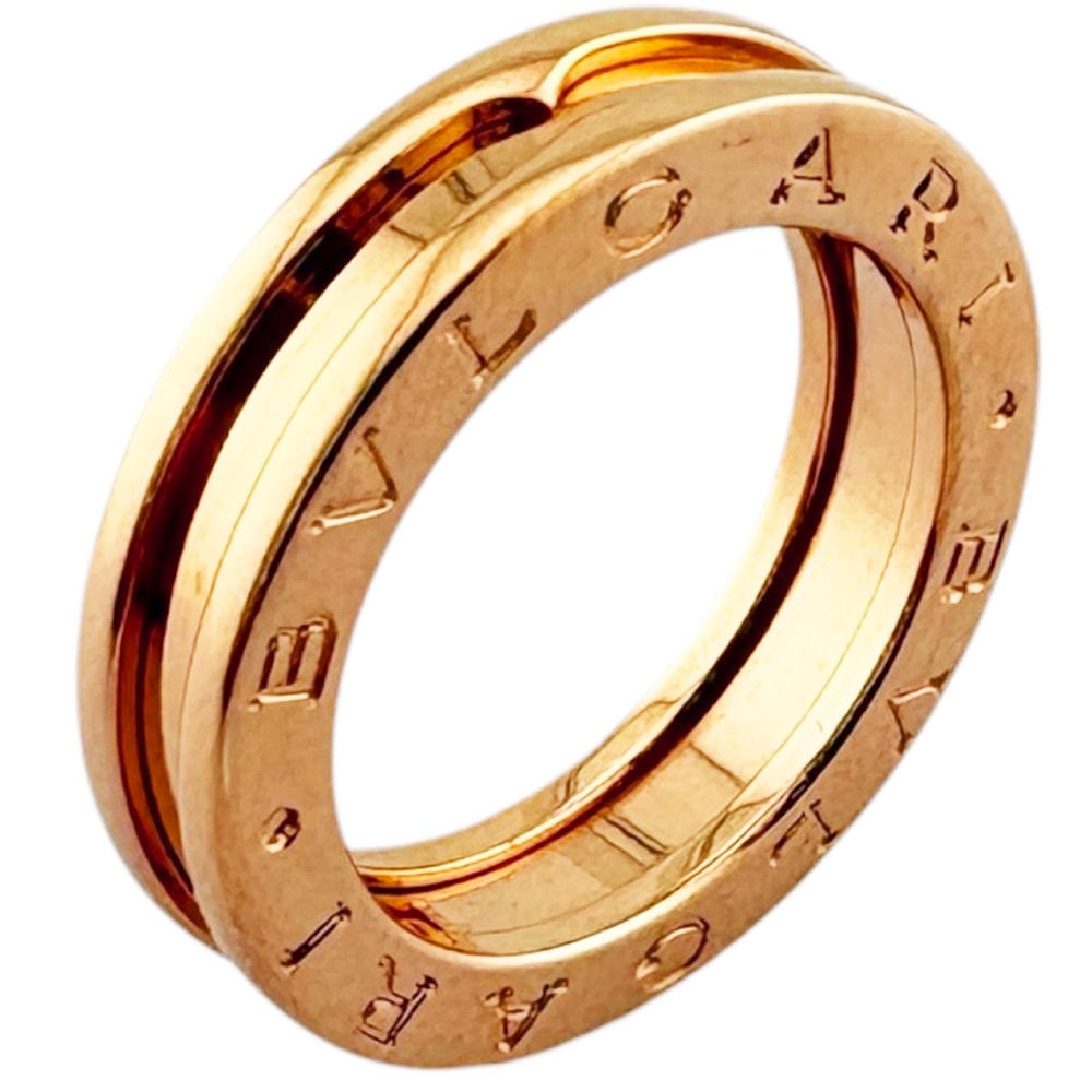 ブルガリ B-zero.1 ビーゼロワン 1バンド リング 指輪 10号 18金 K18ピンクゴールド レディース BVLGARI  中古