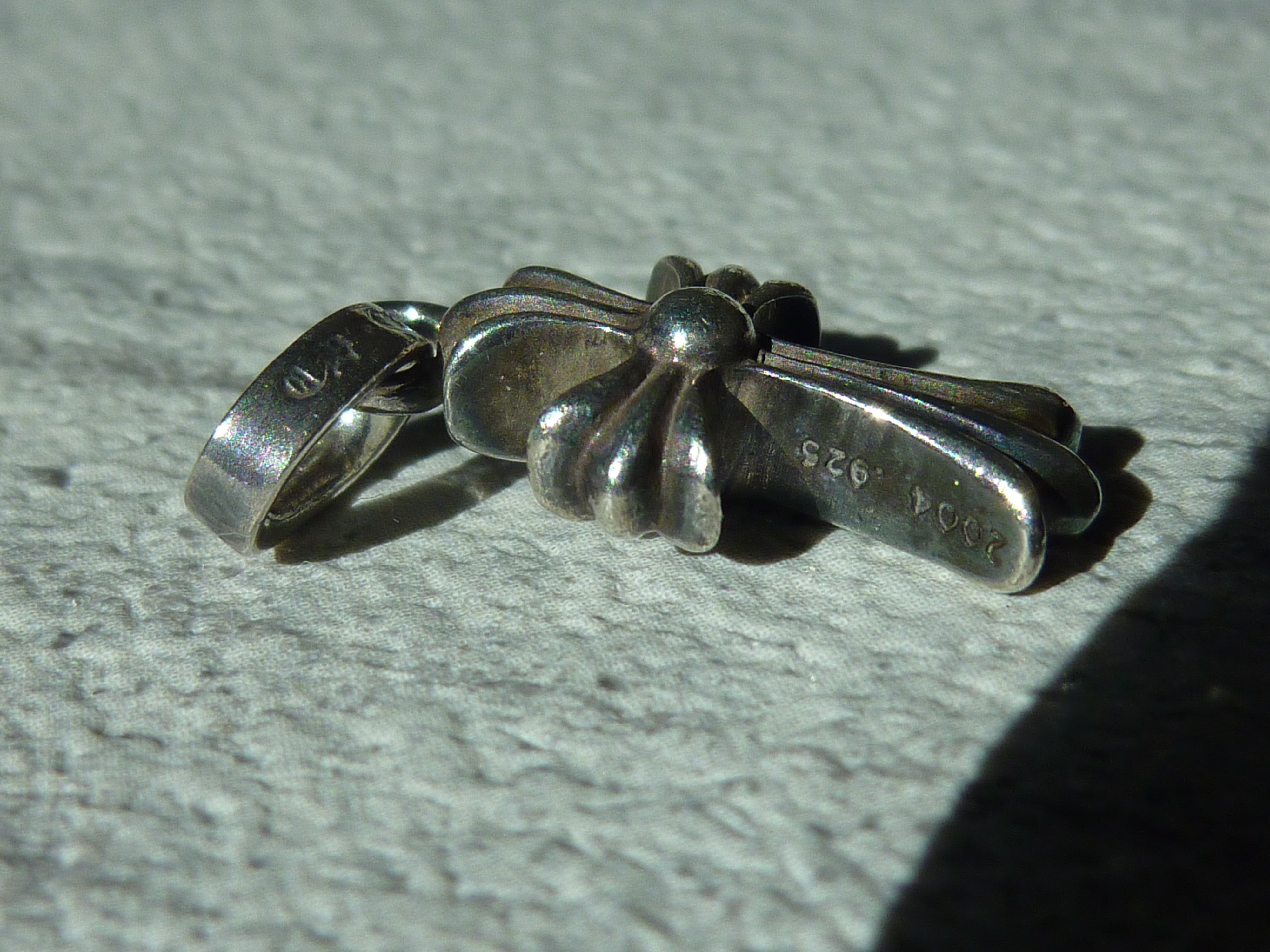 Chrome Hearts CH Cross Baby Fat Charm "Silver"