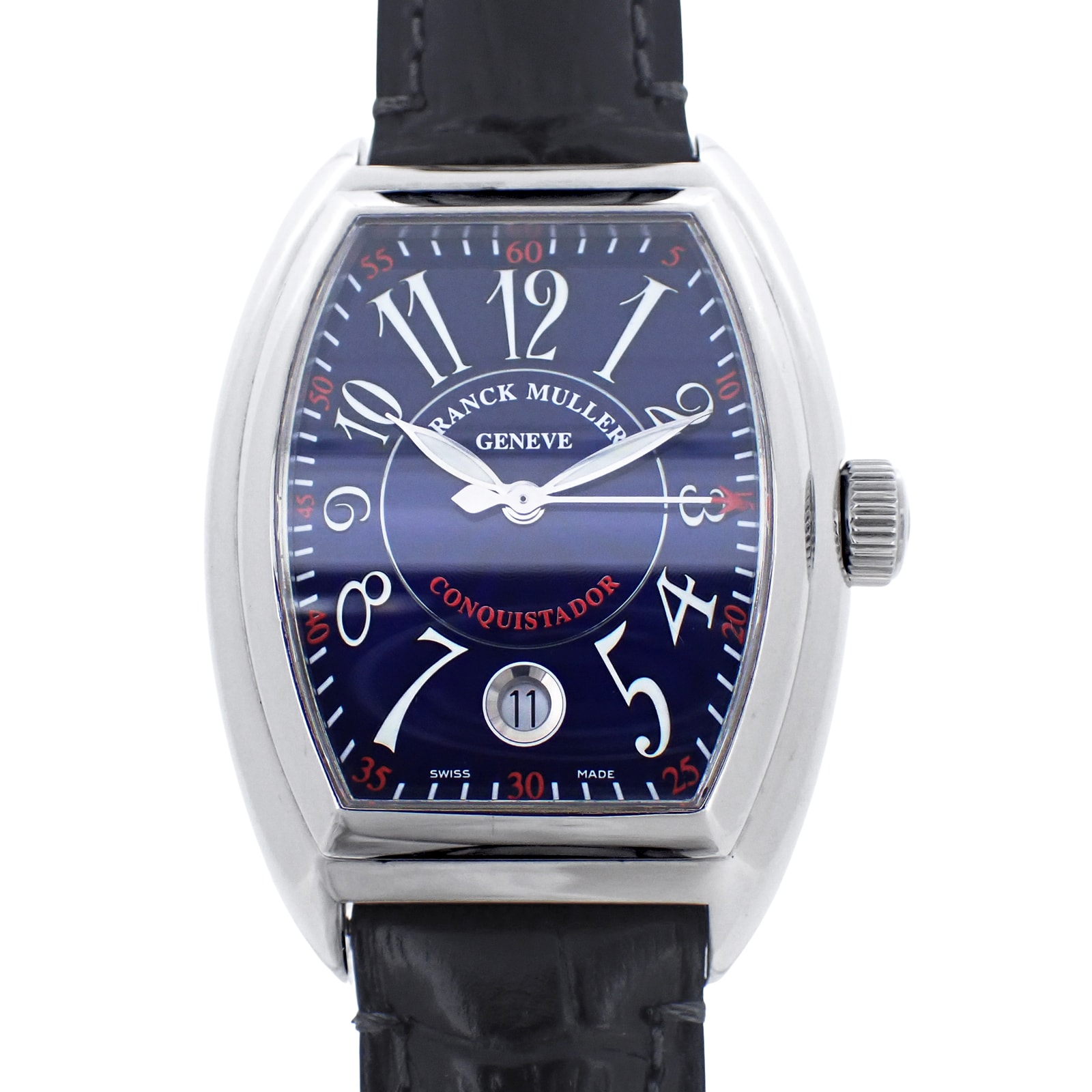 FRANCK MULLER フランクミュラー コンキスタドール ブルー 8005SC メンズ 腕時計