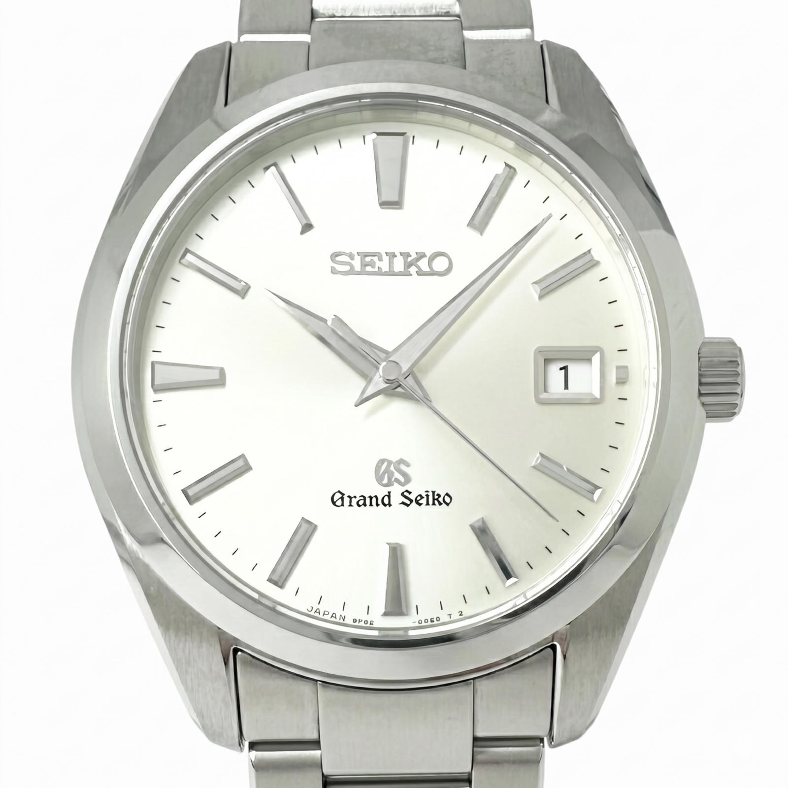 美品 SEIKO セイコー グランドセイコー SBGV229 9F82-0AF0 腕時計 チタン シルバー クォーツ シルバー文字盤 メンズ【中古】