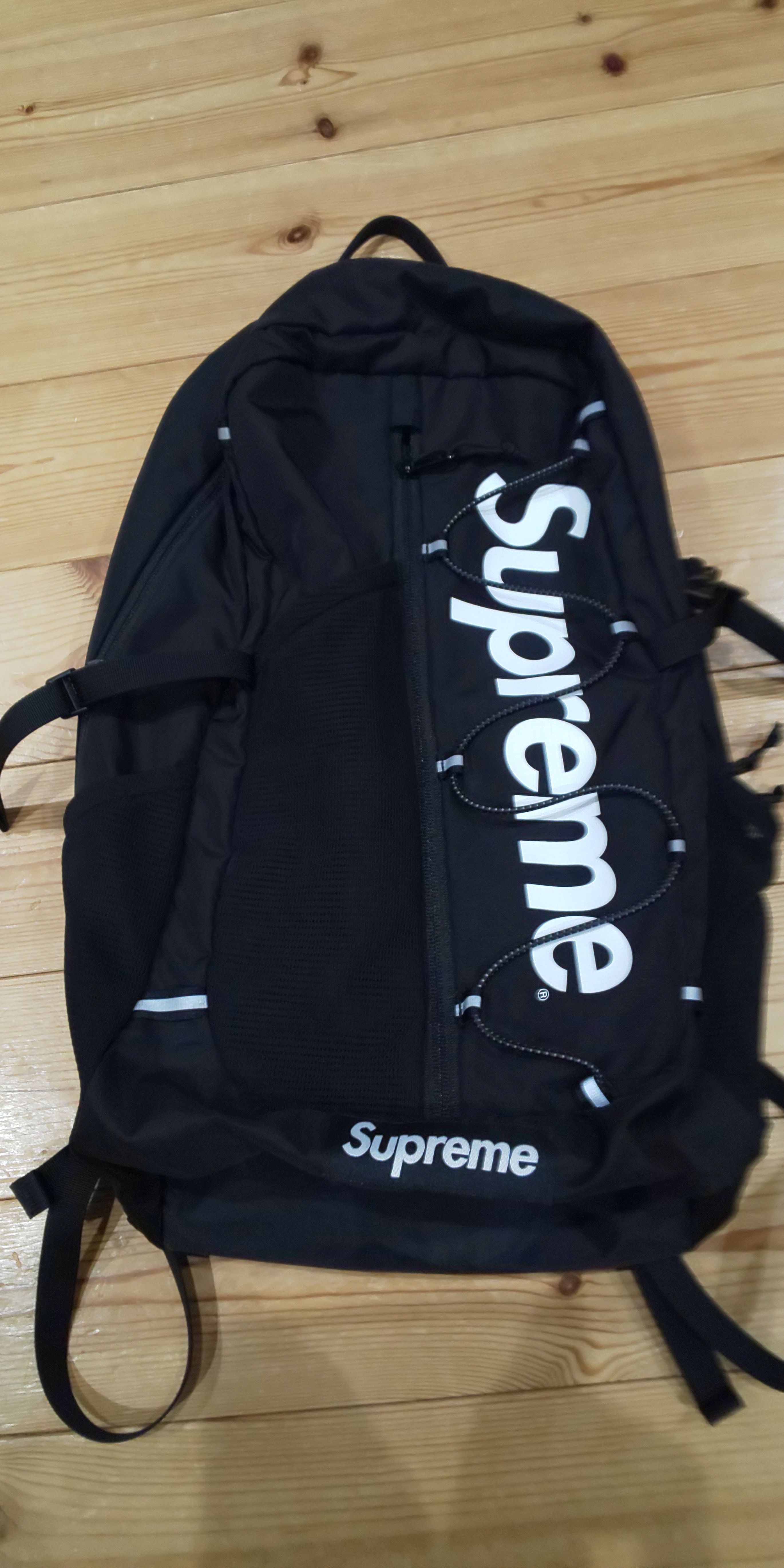 Supreme 2017SS Backpack "Black"