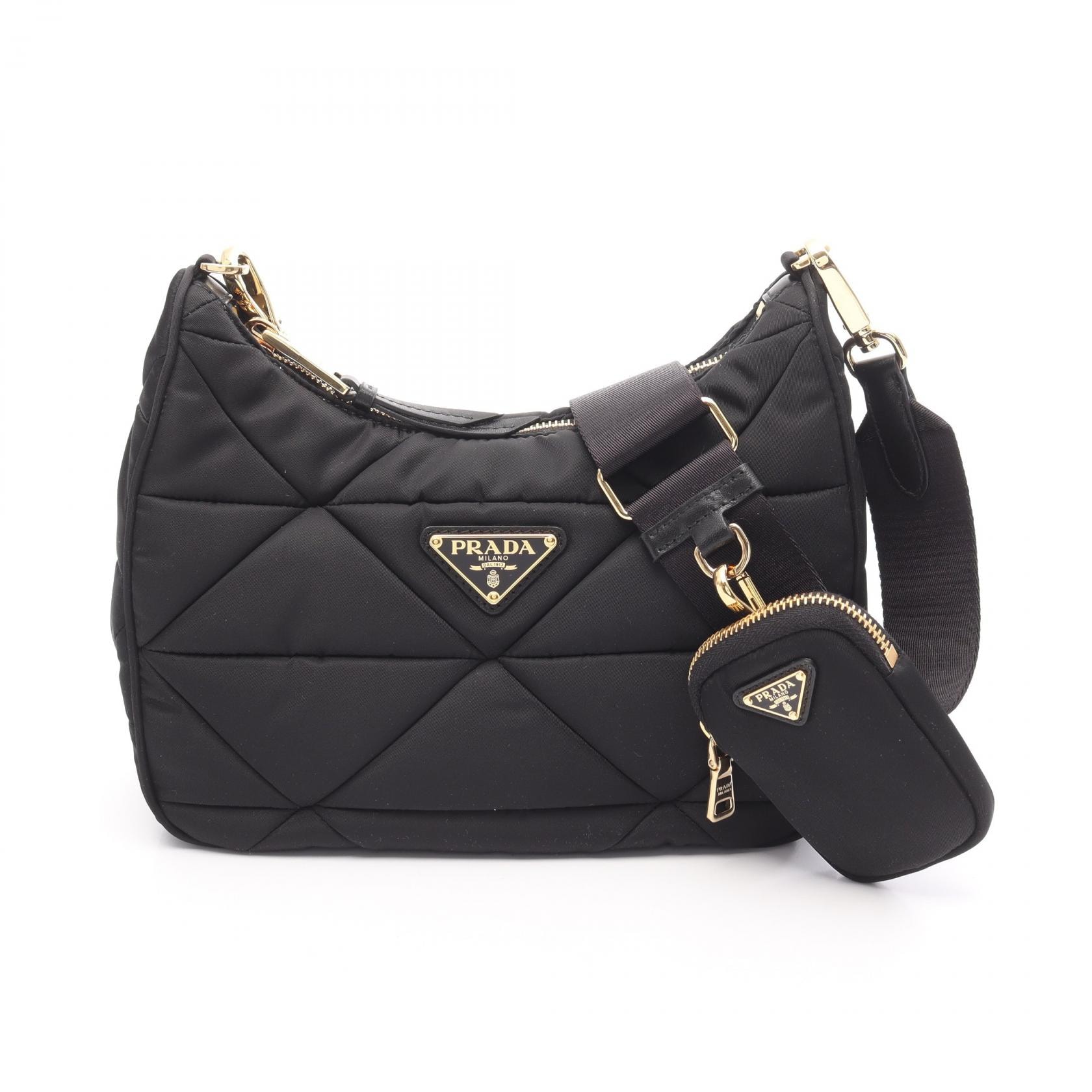 プラダ PRADA TESSUTO QUILTING ショルダーバッグ バッグ ナイロン レディース ブラック系 1BC151RDJNF0632 【新品】