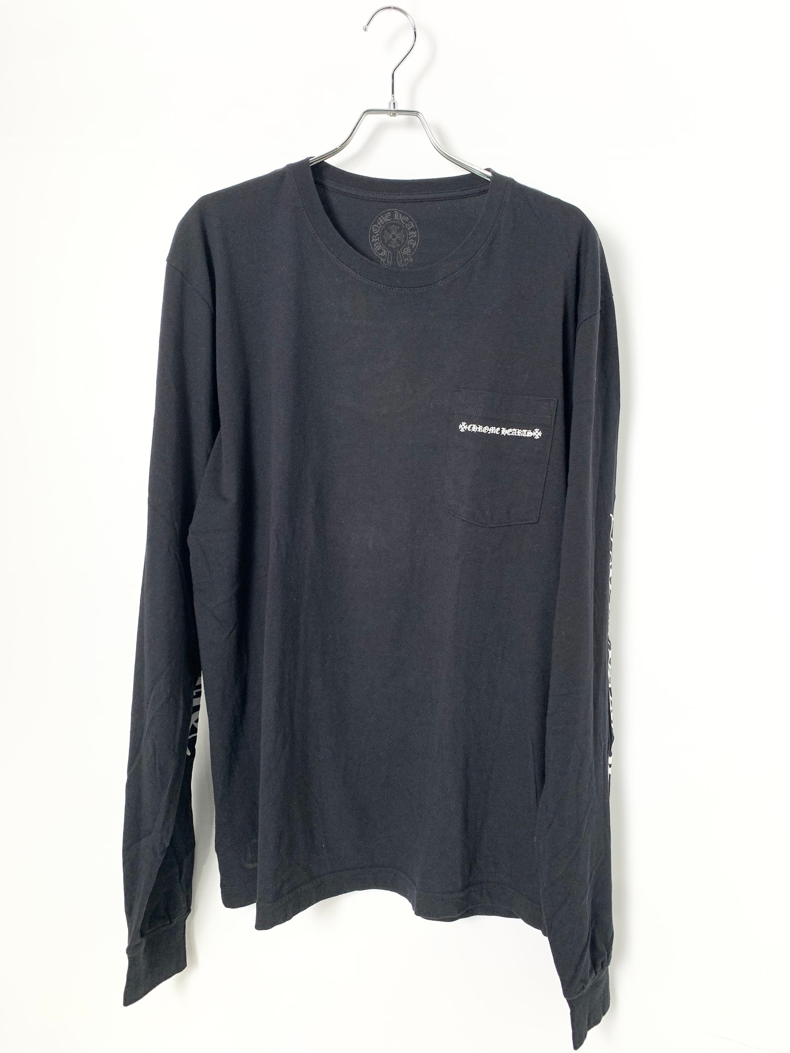 Chrome Hearts Cemetery Cross Tire Tracks L/S T-Shirt "Black"