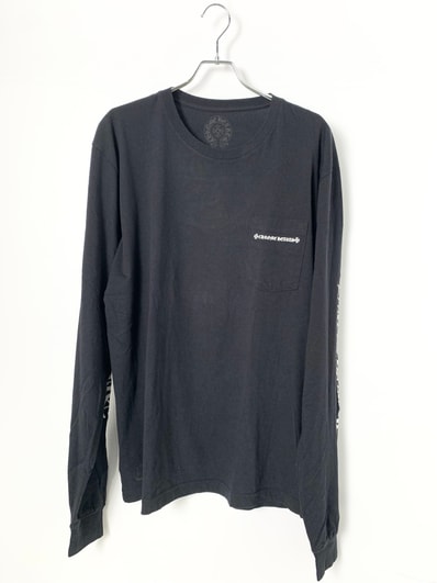 Chrome Hearts Cemetery Cross Tire Tracks L/S T-Shirt "Black"