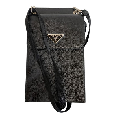 プラダ PRADA ショルダーバッグ ショルダーポーチ フォンホルダー スマホケース 2ZH068 ブラック