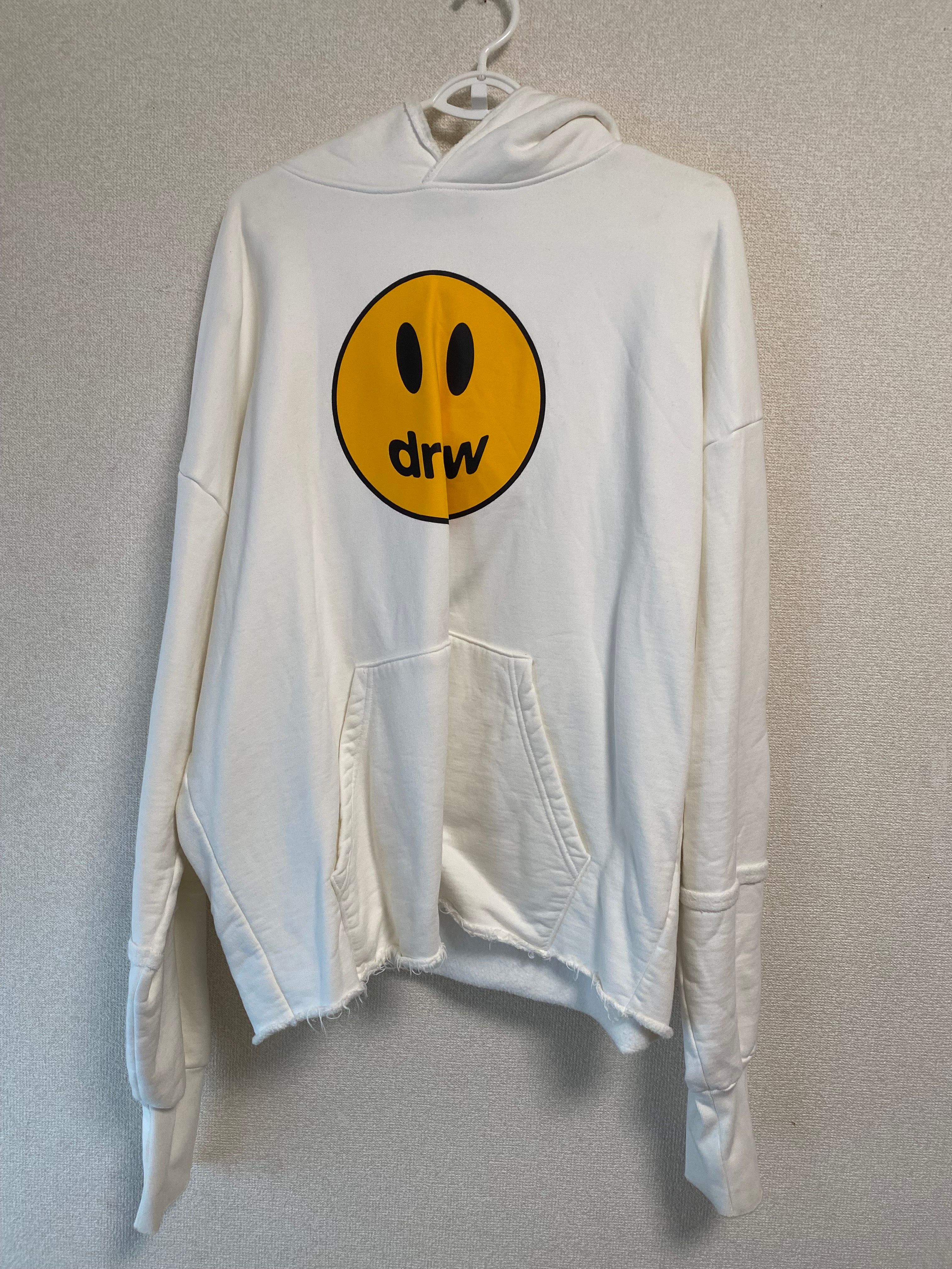drew house mascot deconstructed hoodie "Off White"
