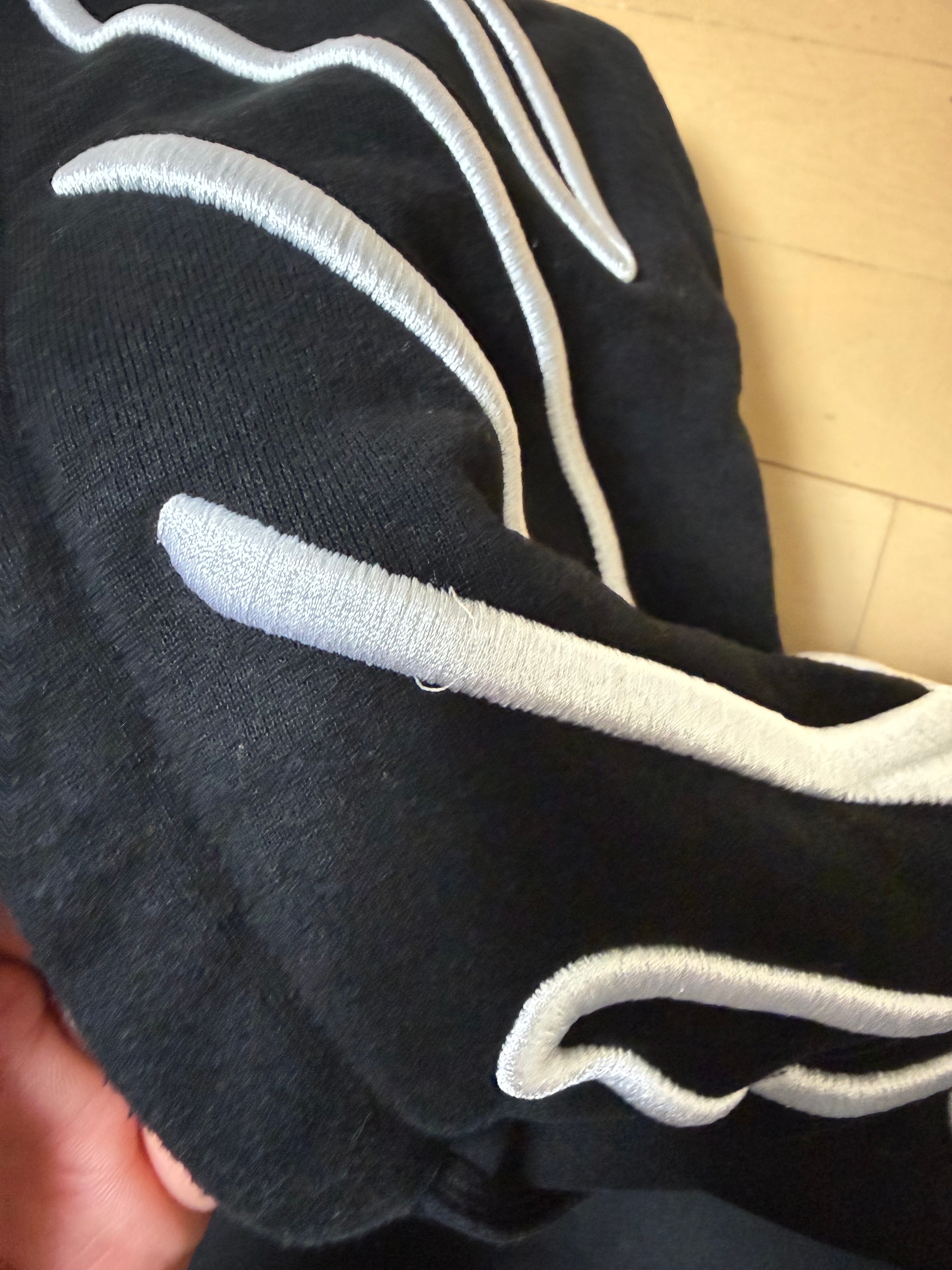 Supreme Shoulder Script Hooded Sweatshirt "Black"