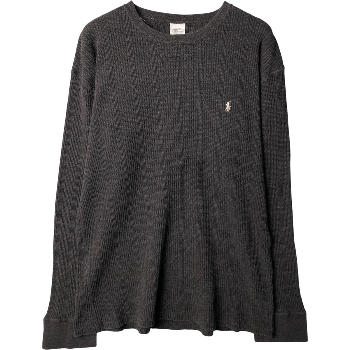 古着 ラルフローレン Ralph Lauren POLO by Ralph Lauren UNDER WEAR サーマルロンT ワッフル メンズXL相当/eaa585006