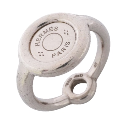 【6jib0602】エルメス リング セリエ シルバー925 #48【中古】レディース