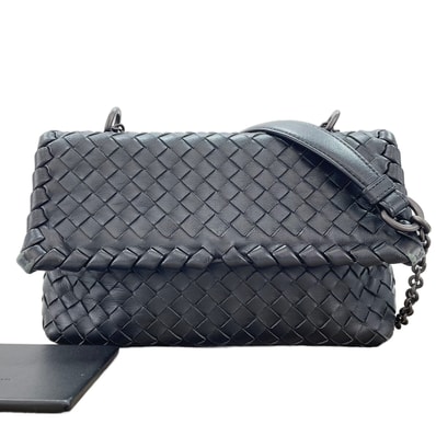ボッテガヴェネタ BOTTEGAVENETA イントレチャート ショルダーバッグ【中古】