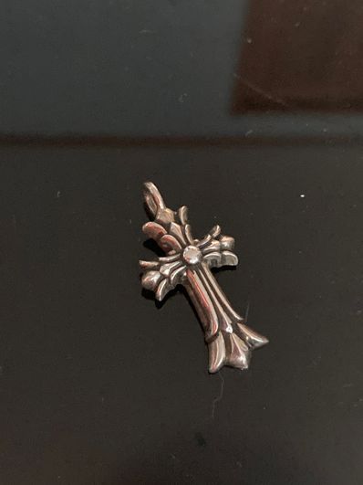 Chrome Hearts Double CH Cross Charm "Silver"