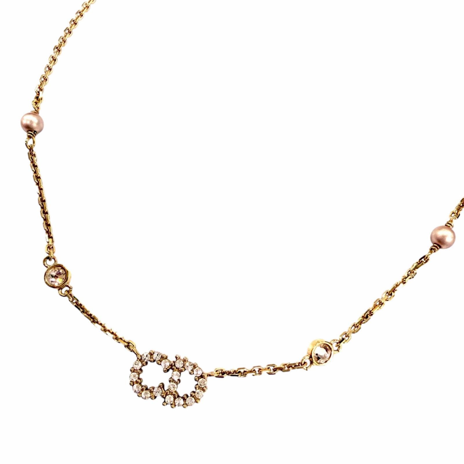 極美品 クリスチャンディオール Clair D Lune ネックレス