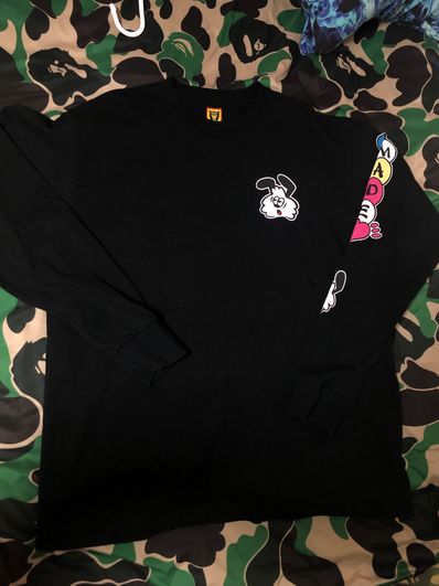 HUMAN MADE VICK LONG SLEEVE T-SHIRT "Black"