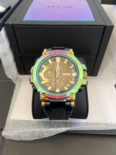 Casio G-Shock 20th Anniversary MTG-B1000RB-2A - 52mm in Stainless Steel