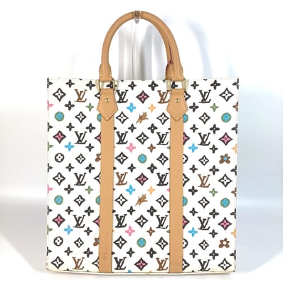 ルイヴィトン LOUIS VUITTON サックプラ M24859 モノグラムクラギー カバン トートバッグ 縦型 ハンドバッグ キャンバス ベージュ 新品同様
