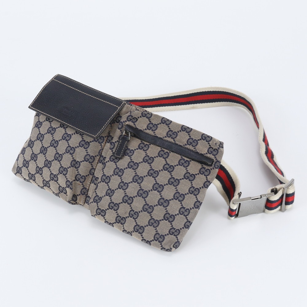 ■美品 グッチ GGキャンバス 28566 ボディバッグ