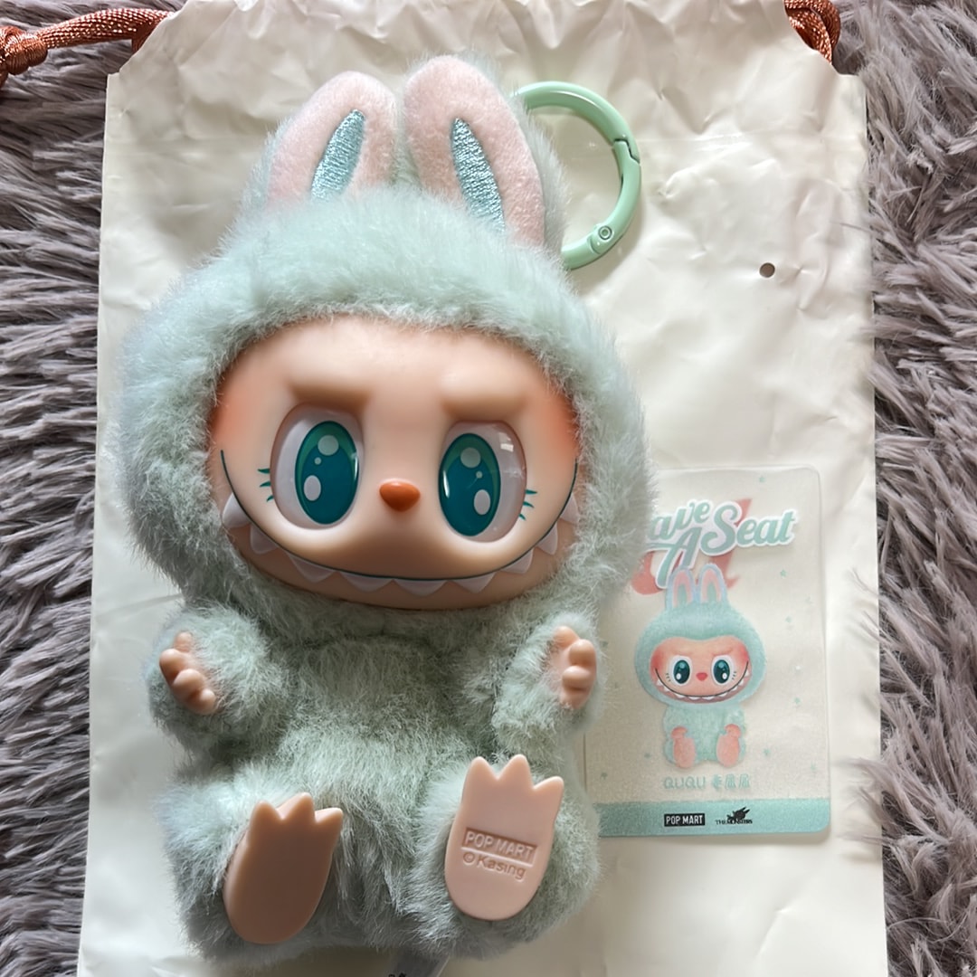 POP MART THE MONSTERS (LABUBU) Have a Seat Plush Series QUQU