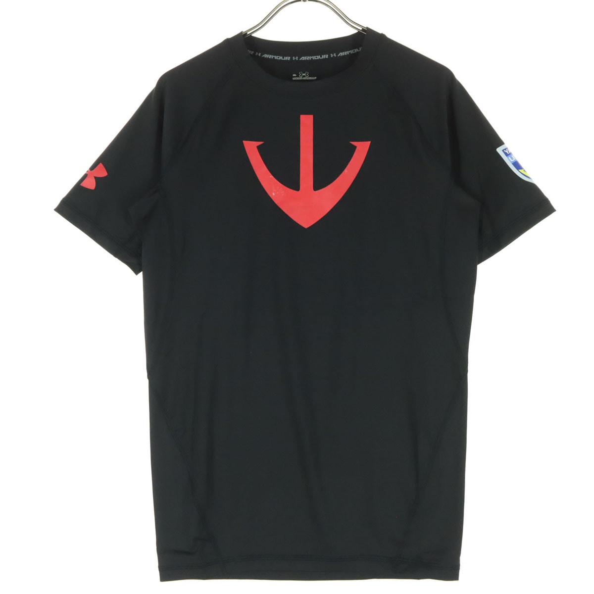 UNDER ARMOUR アンダーアーマー 宇宙戦艦ヤマト コラボ プリント 半袖 Tシャツ XL ブラック