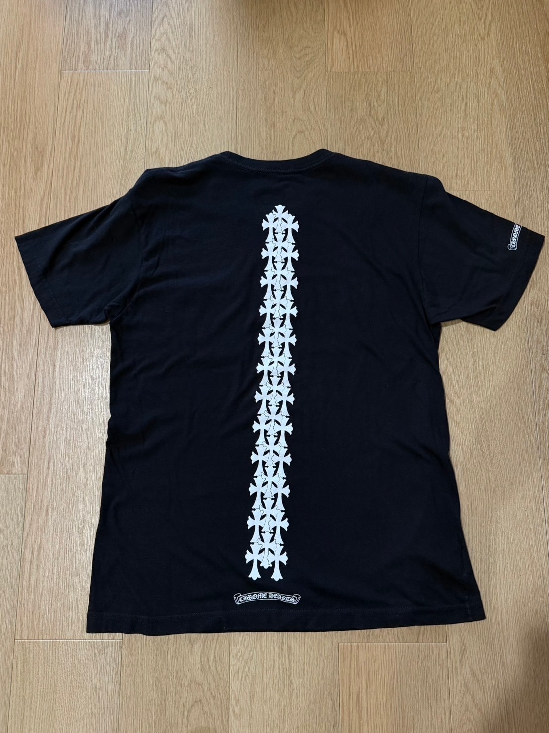 Chrome Hearts Cemetery Cross Tire Tracks T-shirts