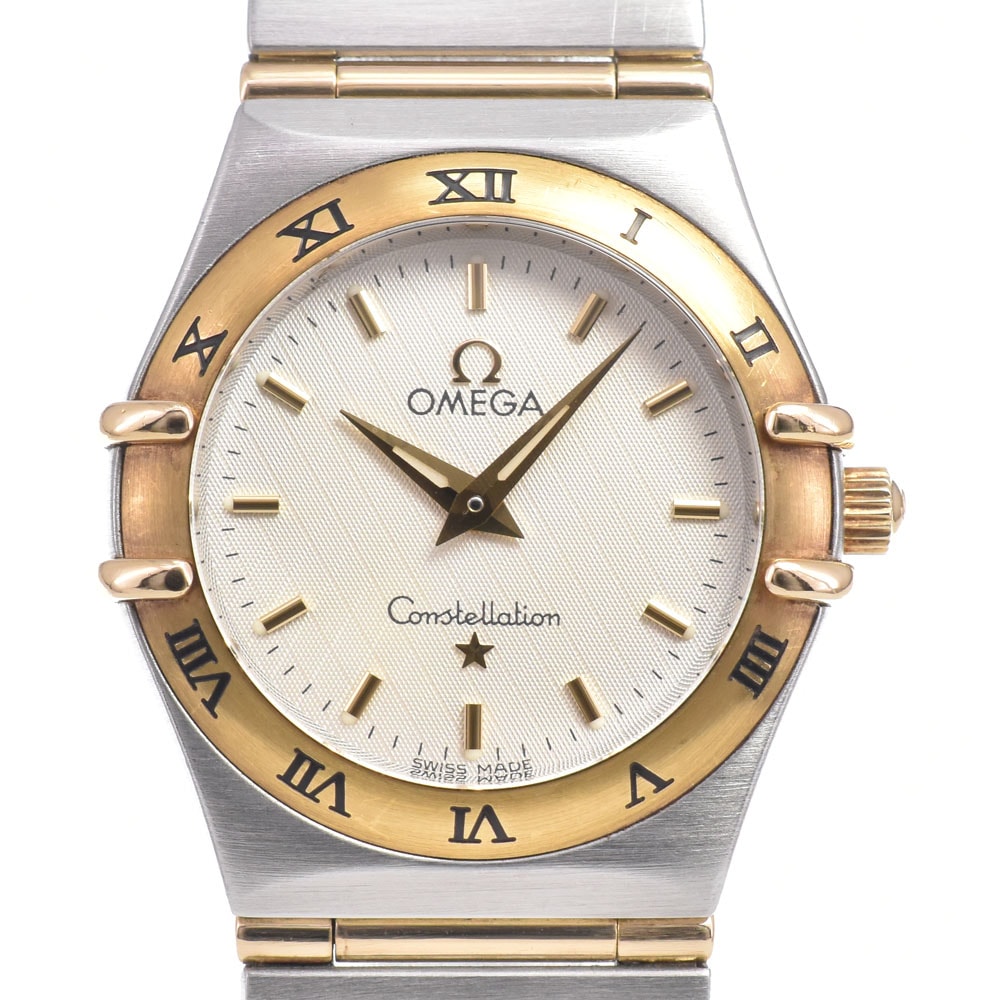 オメガ OMEGA 1272.30 コンステレーション シルバー クォーツ レディース 良品 保証書付き 腕時計 L#150680