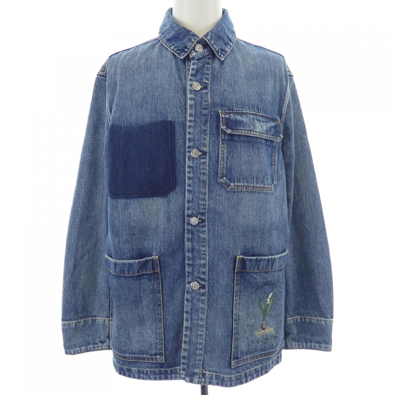 ディオール DIOR LILY OF THE VALLEY OVERSHIRT 493D493AY552 デニムジャケット